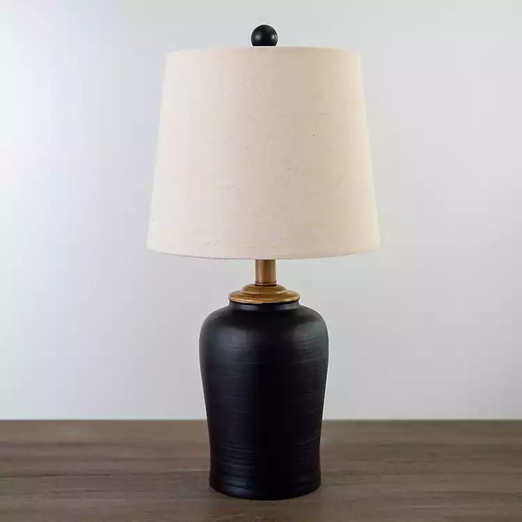 Black and Brown Urn Table Lamp | Kirkland's Home