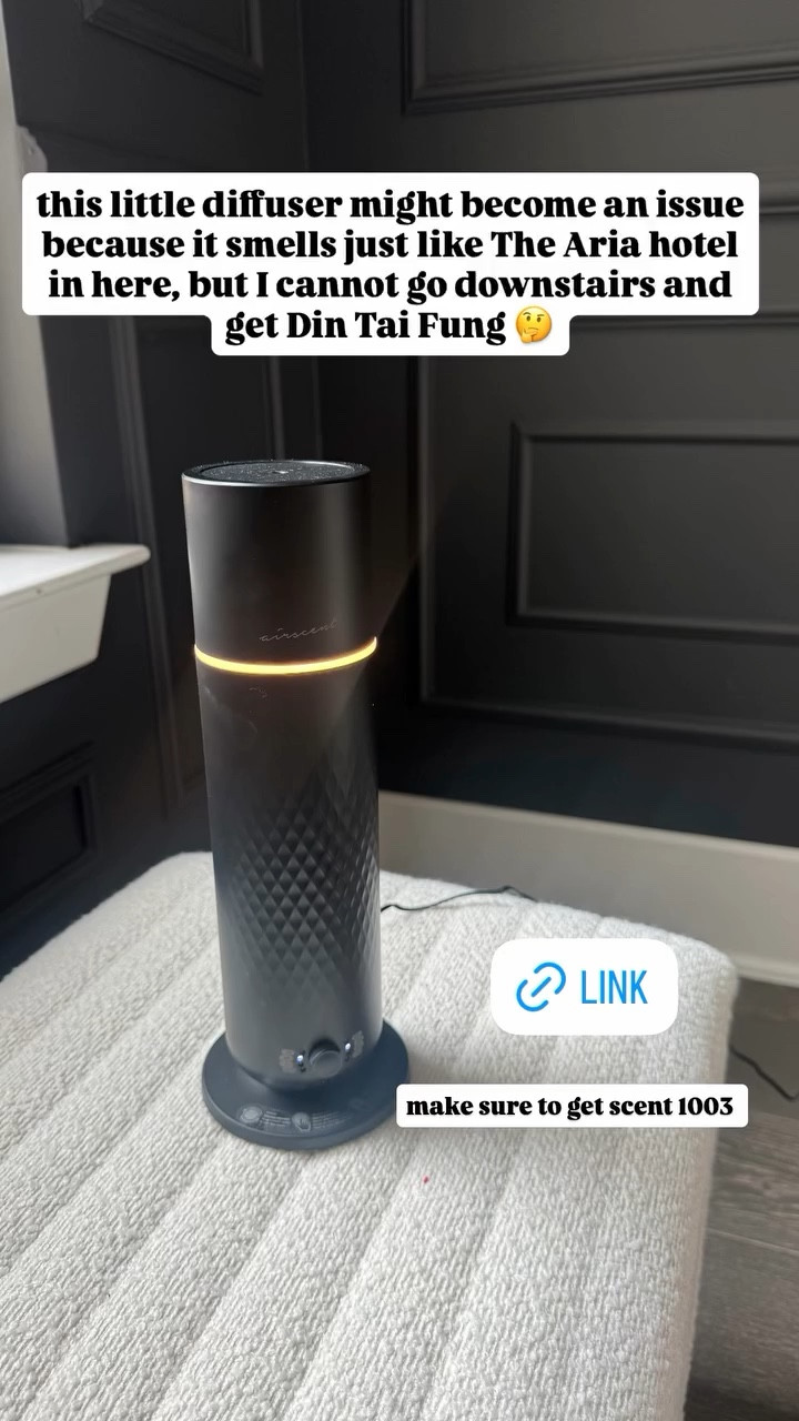 make sure to get scent 1003  this little diffuser might become an issue because it smells just like The Aria hotel in here, but I cannot go downstairs and get Din Tai Fung 🤔 @arialv  @dintaifungusa
