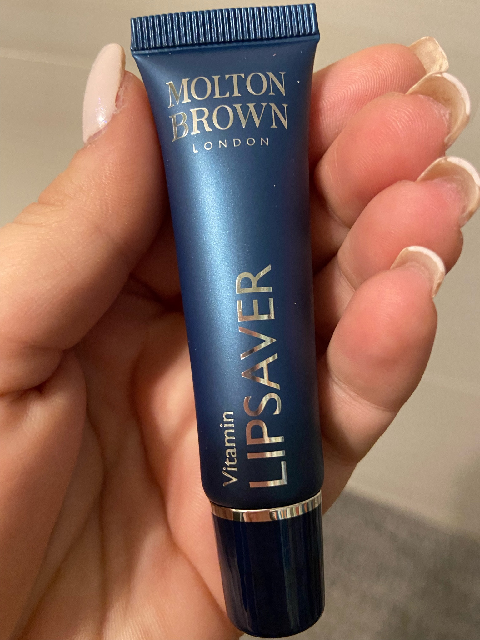 Molton brown 
Lip saver vitamin 

#LTKbeauty #LTKunder50