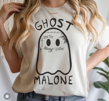 Ghost Malone Halloween graphic T-shirt 

#LTKfamily #LTKstyletip #LTKSeasonal