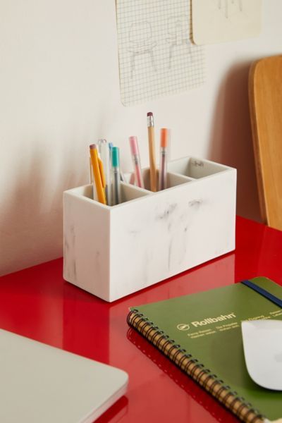 Marble Makeup Brush Holder | Urban Outfitters (US and RoW)