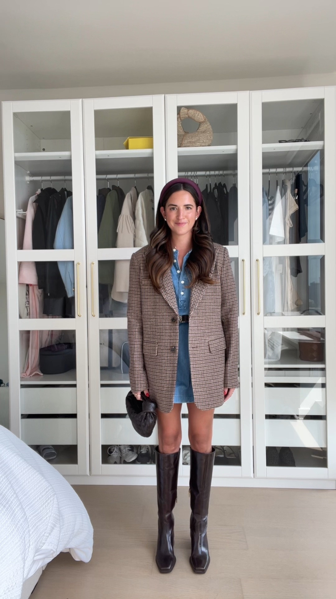 Pauline Blazer in Brown & Cream curated on LTK