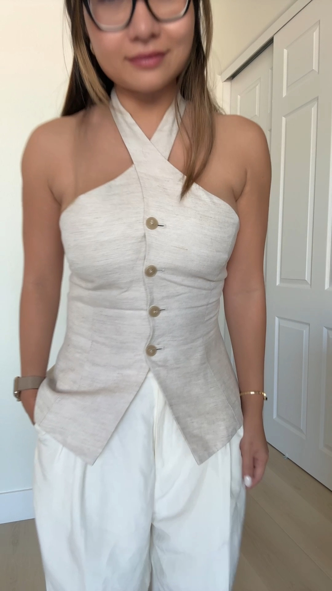 Summer style for work attire #ltkwork #summerinspo #workwear #linen