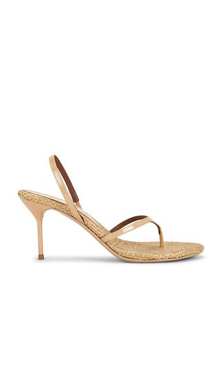 Paris Texas Lidia Thong Slingback Sandal 70 in Tan. - size 36 | Revolve Clothing (Global)