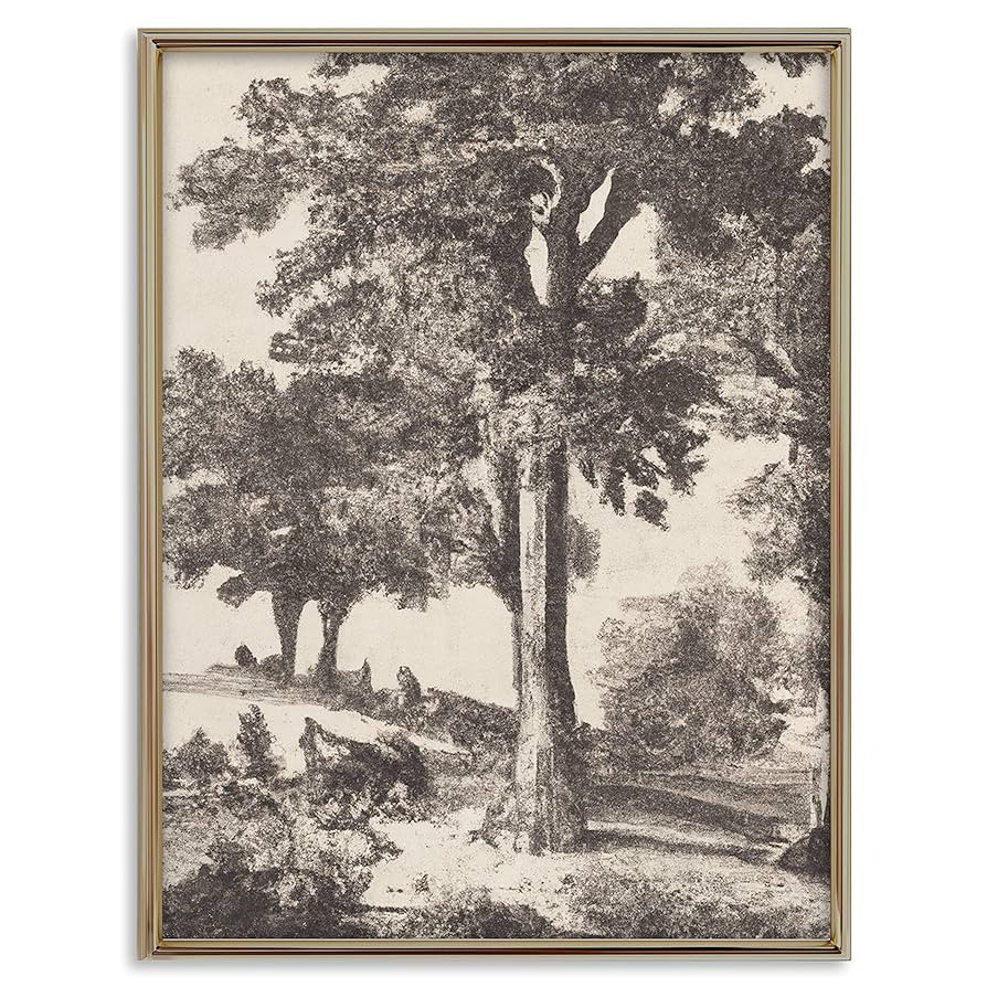 Vintage Landscape Wall Art - Antique Art Prints for Home Decor - Rustic Farm and Country Landscap... | Amazon (US)