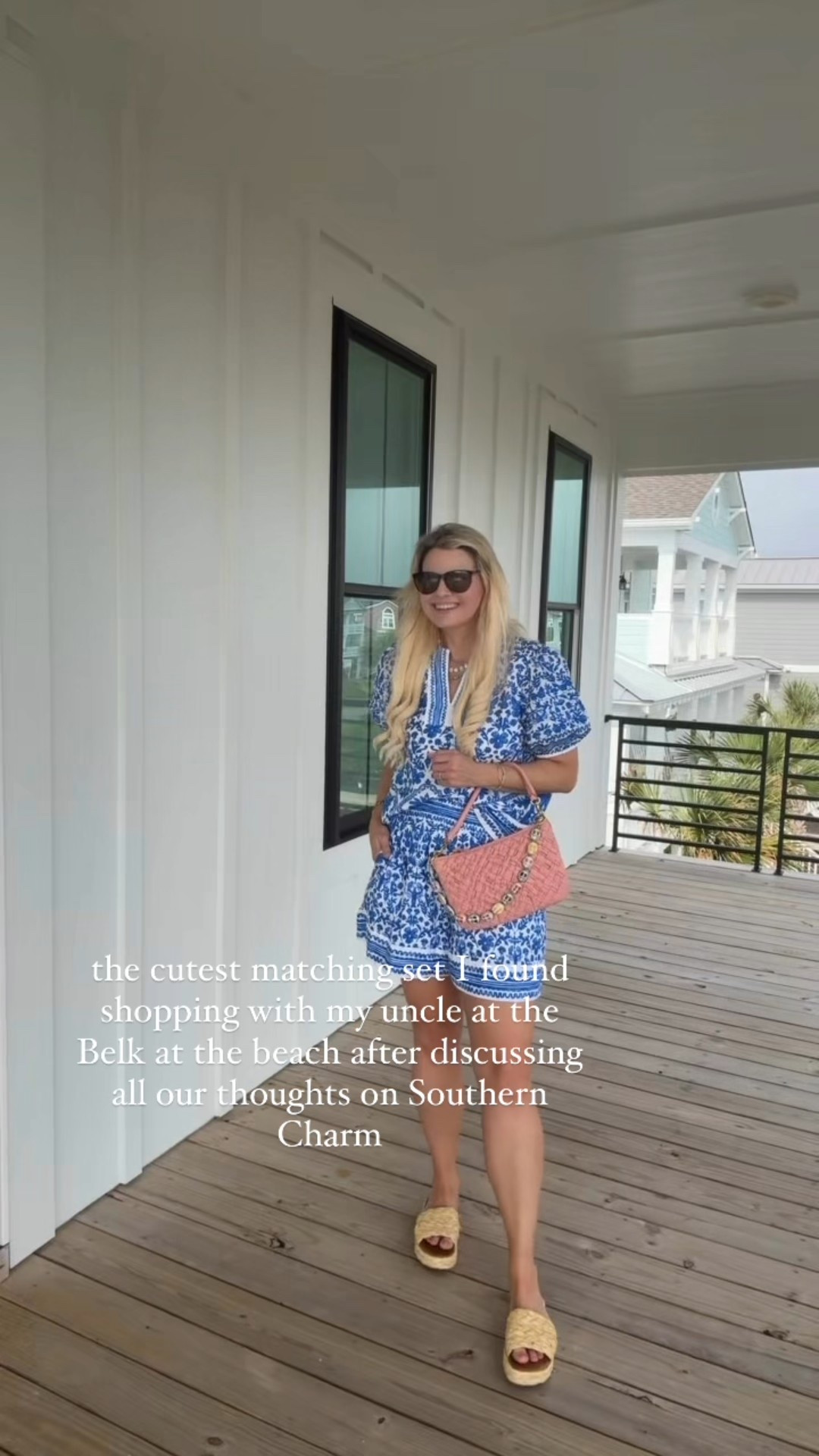 Say anything below and I’ll send all the details to the cutest matching set for summer! 

It has been so fun having my uncle in town for a few weeks. We definitely spent a lot of time discussing Southern Charm, watching murder mysteries, drinking diet pepper and eating seafood. But when we saw the the belk near us had the Sewing Down South x Crown & Ivy Collab, we had to go! (Remember the pink seashell eyelet dress on my feed - same collab!!!) 

Let me know if you’ve shopped it yet and what’s been your favorite! 

Summer style, summer outfit, mom outfit, mom style, southern charm, Charleston style 

#sewingdownsouth #southerncharmcharleston #momoutfit #momstylelife #summerstyle☀️ 

#LTKTravel #LTKStyleTip #LTKSummerEdit