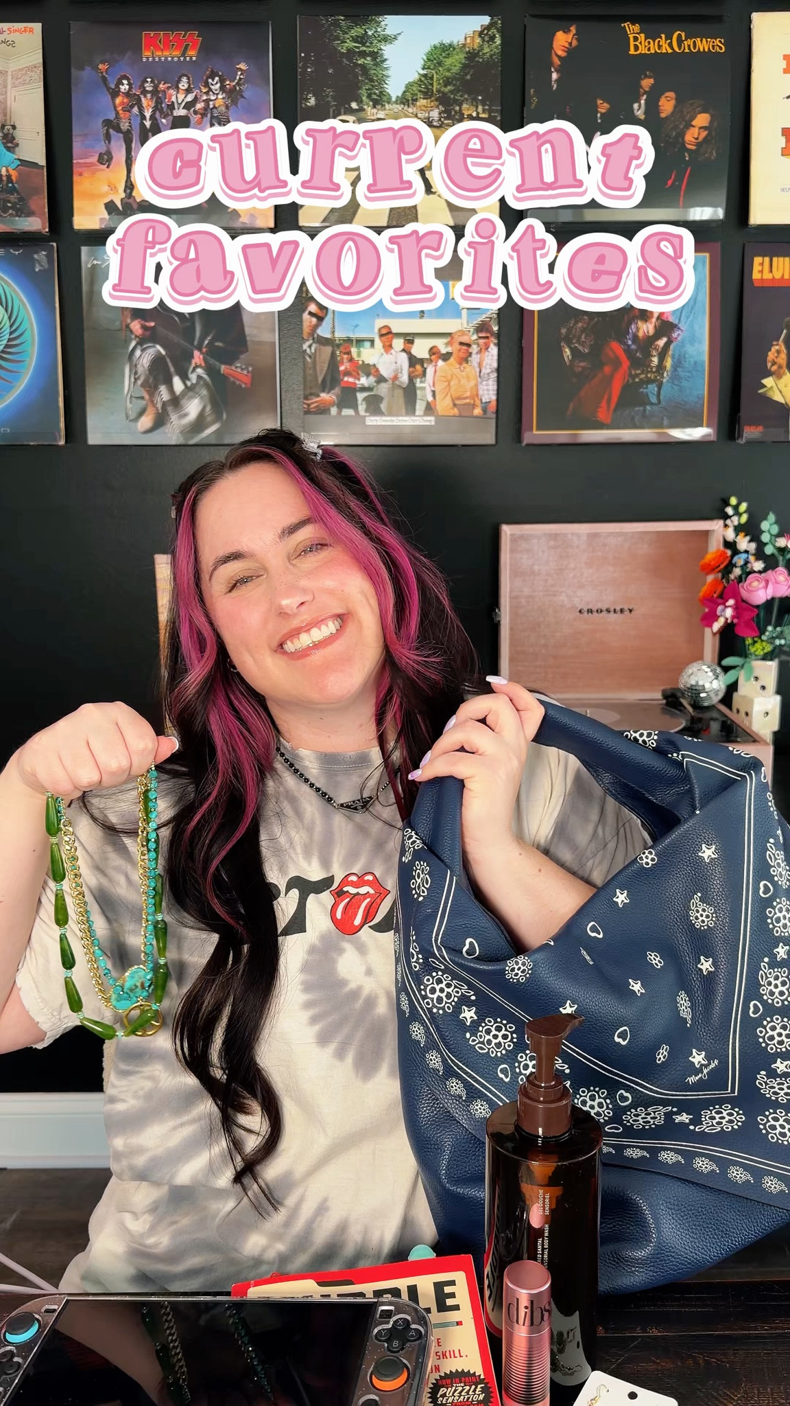 CURRENT FAVORITES 💕

Shark CyroGlow Mask, Cyklar Body Wash in Sacred Santal, Dibs Glowtour Duo in Aura, Murdle Puzzle Book, Highway Hippie jewelry, Nintendo Switch 2 and Pokopia, Marc Jacob’s Bandana Sack Bag 💕

#LTKBeauty #LTKdayinmylife #LTKselfcare