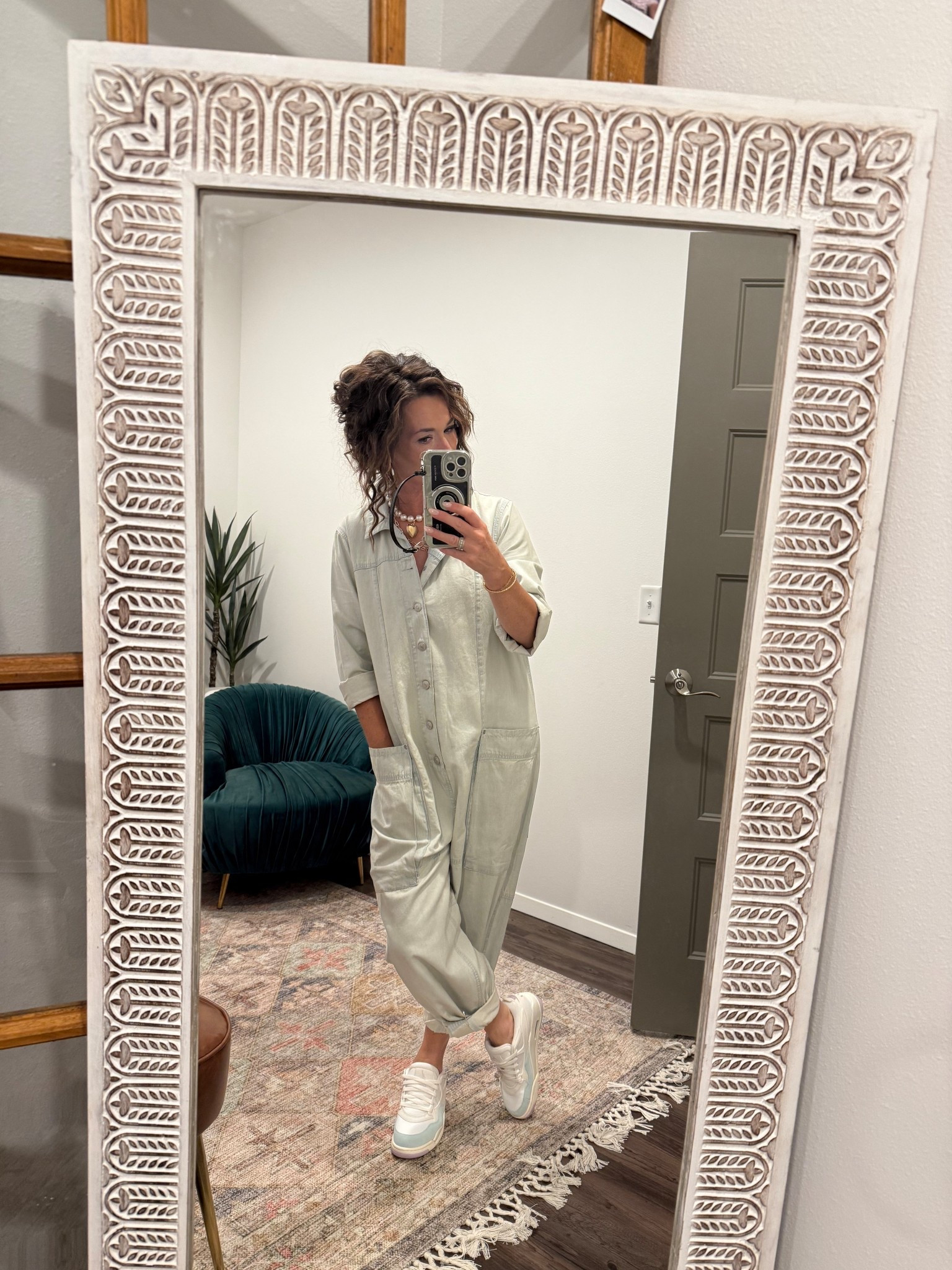Channeling my inner auto mechanic with this free people jumper.

#LTKStyleTip #LTKOver40 #LTKWorkwear