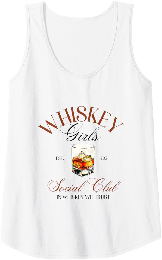 Womens Whiskey Girls Social Club Coquette Summer Aesthetic Tank Top | Amazon (US)
