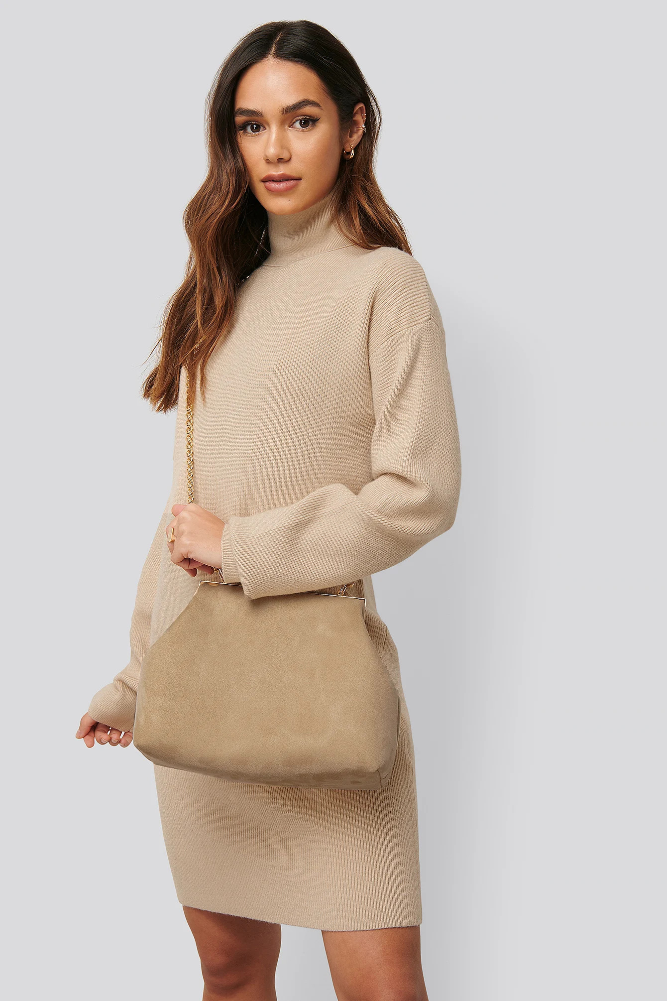Tasche Mit Kette Beige | NA-KD DE, AT, CH