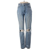 American Eagle Outfitters Jeans - High Rise: Blue Bottoms - Size 2 | ThredUp (US)