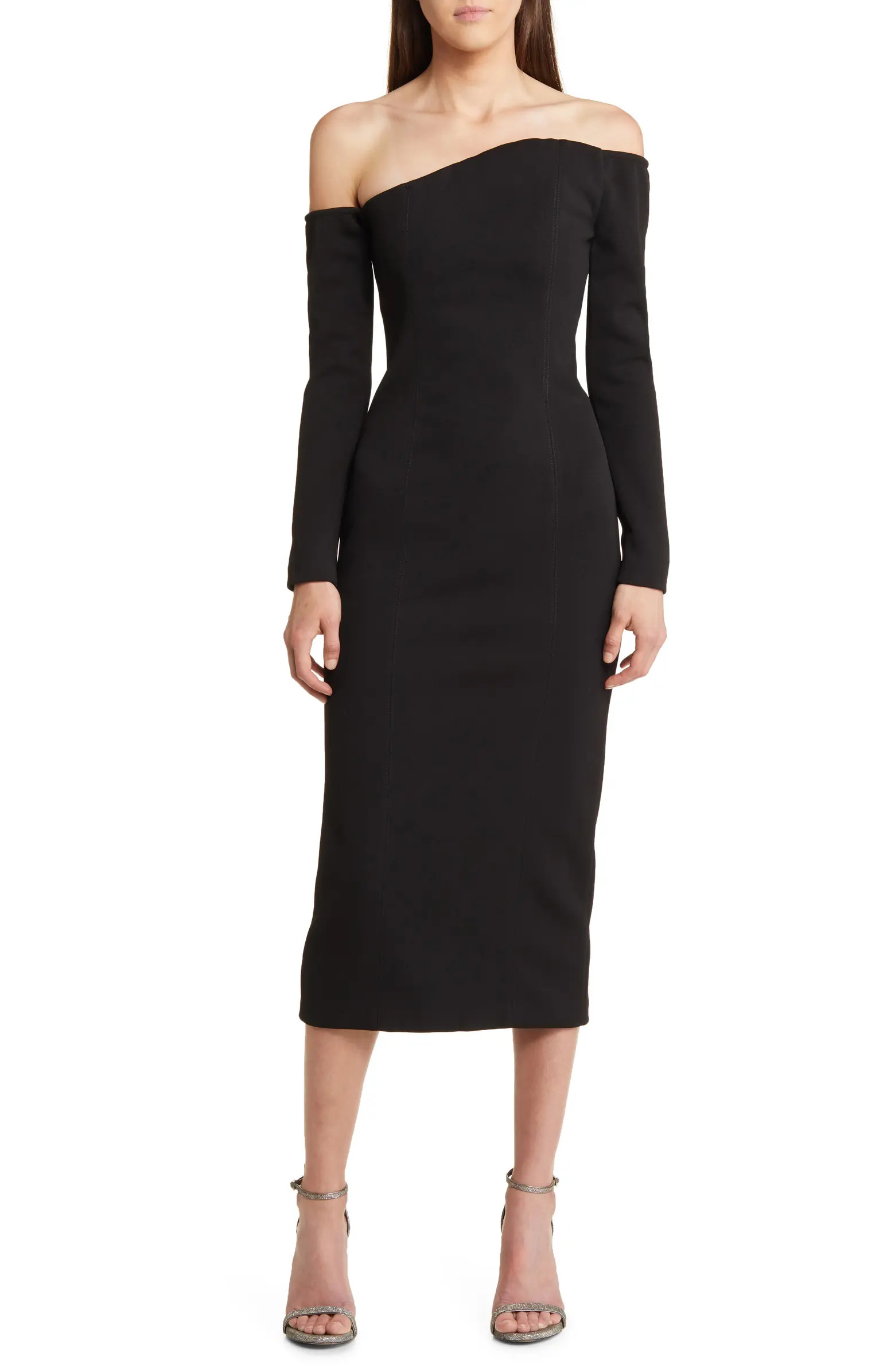 Manhattan Long Sleeve Cocktail Dress | Nordstrom