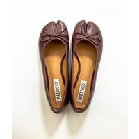 Women Retro Tabi Ballet Flats | Bow Tie Split Toe Shoes Vintage Tabis Sliver Black White Red | Etsy (US)