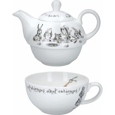 Alice In Wonderland Teapot And Cup Set For 1 In Gift Box, Fine China Tea Set, , 250 Ml | Wayfair North America