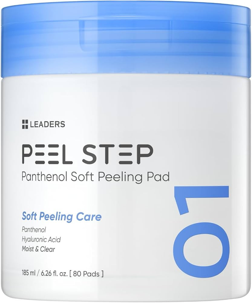 LEADERS PEEL STEP Panthenol Soft Peeling Pad - Soft Peeling Care & Gentle Exfoliating Pads, Deep ... | Amazon (US)