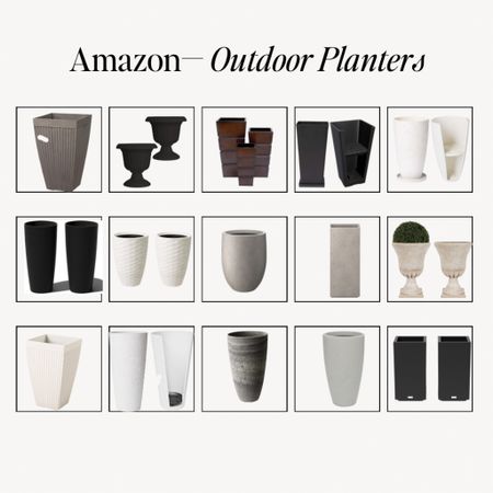Outdoor Planters from amazon!