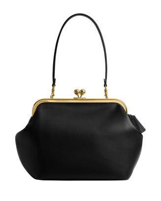 COACH Kisslock 27 Leather Frame Bag | Bloomingdale's Handbags | Bloomingdale's (US)