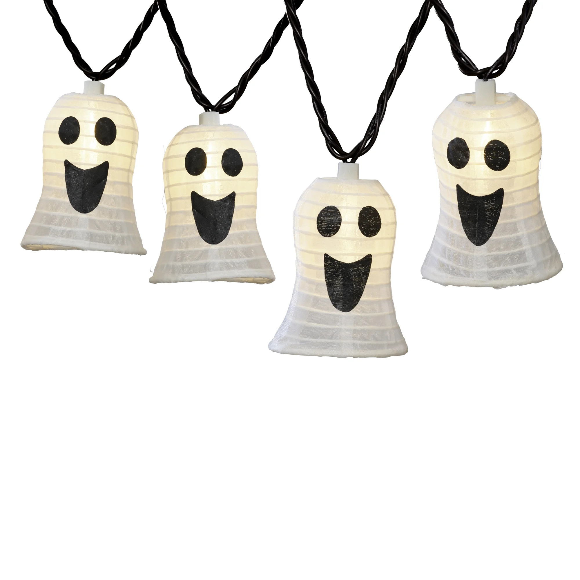 Ghost Lantern Lights, 10CT, Warm White LED, 6.5ft, Halloween Indoor/Outdoor, by Way To Celebrate | Walmart (US)