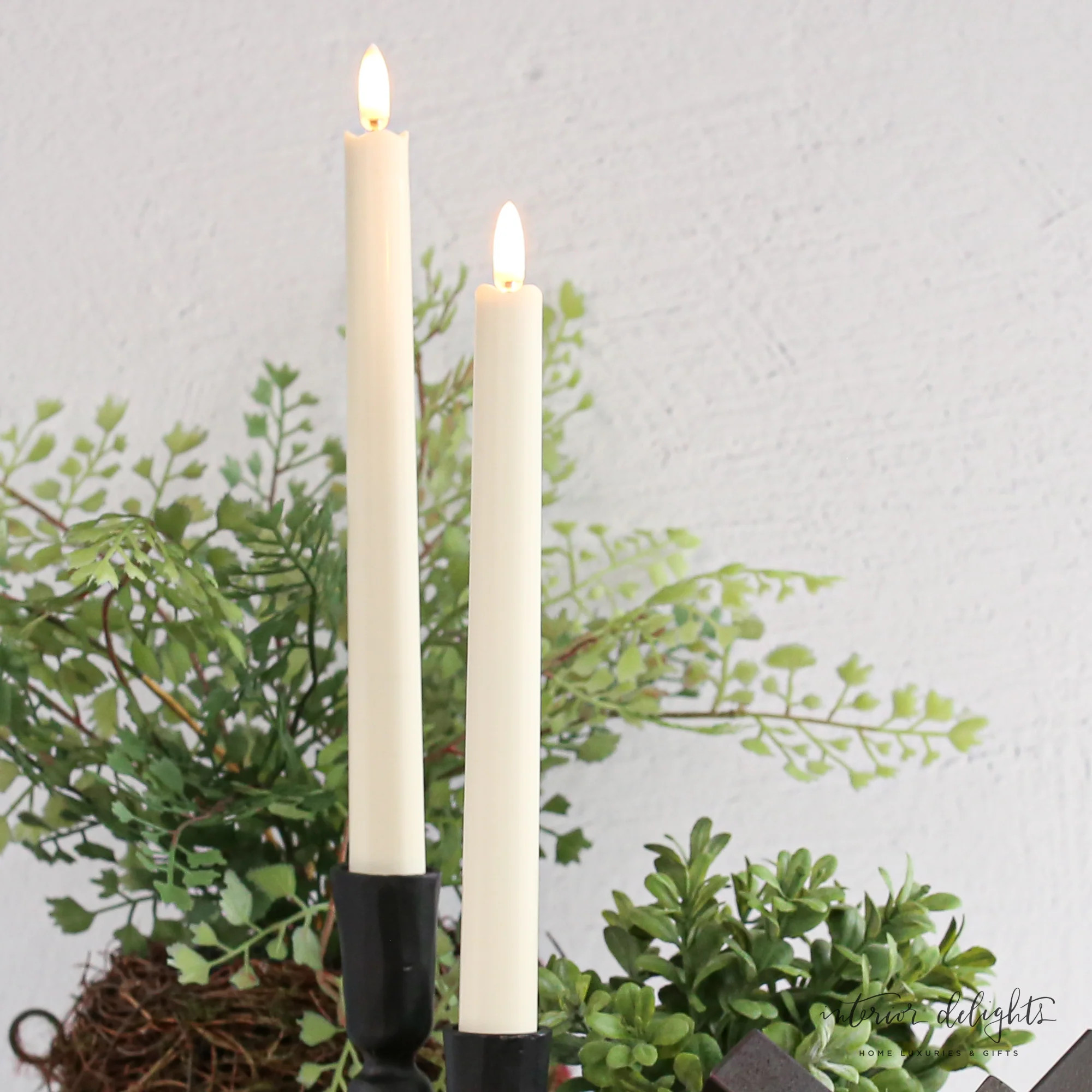 Flameless Taper Candle-Sold Individually | Interior Delights