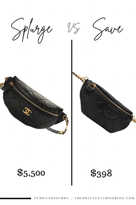 Splurge vs save, Chanel bag, Tory Burch bag, belt bag, quilted bag, Nordstrom finds, Emily Ann Gemma 

#LTKStyleTip #LTKItBag