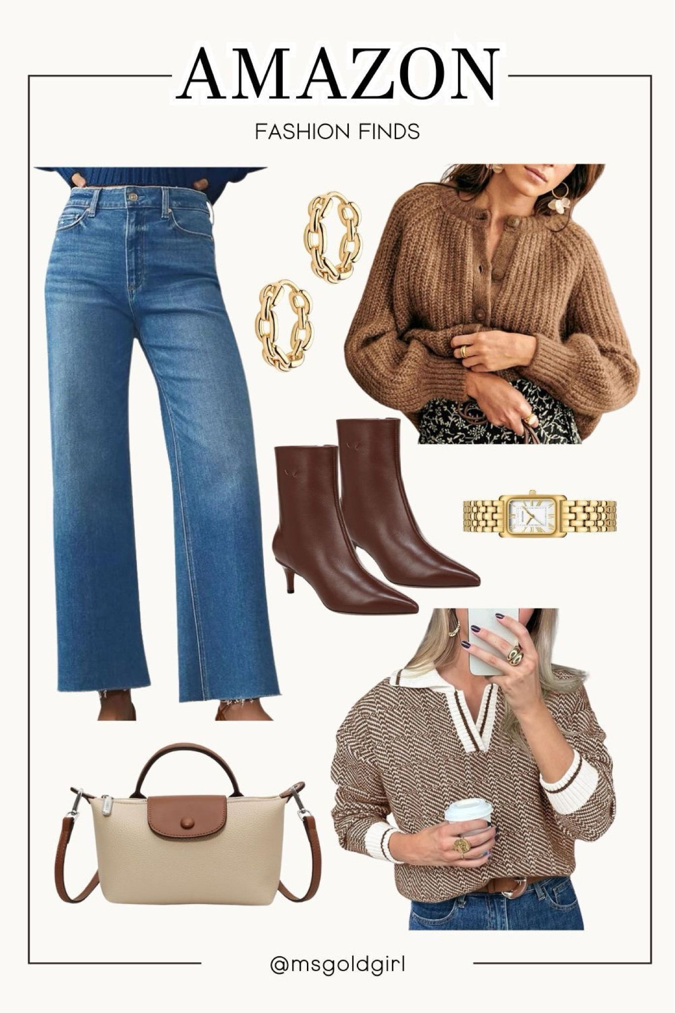 Amazon fashion finds. These cropped jeans and cardigan are great neutrals for fall  

#LTKStyleTip #LTKOver40 #LTKSeasonal