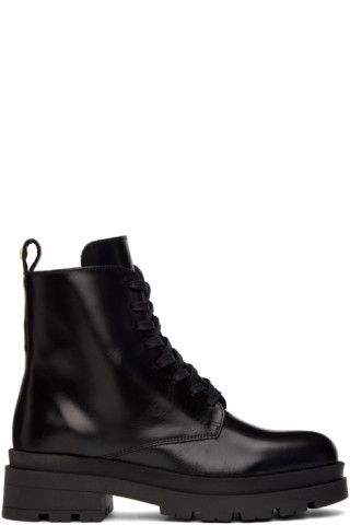 Black Luc Combat Boots | SSENSE