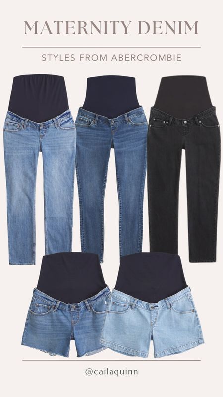 Maternity Denim from Abercrombie! I love their jeans so I’m so excited to try these during my pregnancy! 

#LTKstyletip #LTKbump #LTKfindsunder100