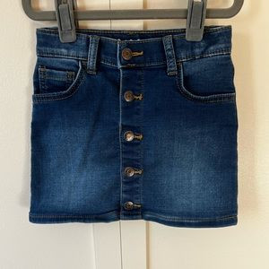 Cat & Jack Denim Jean Toddler Girls Skirt Size 4T | Poshmark