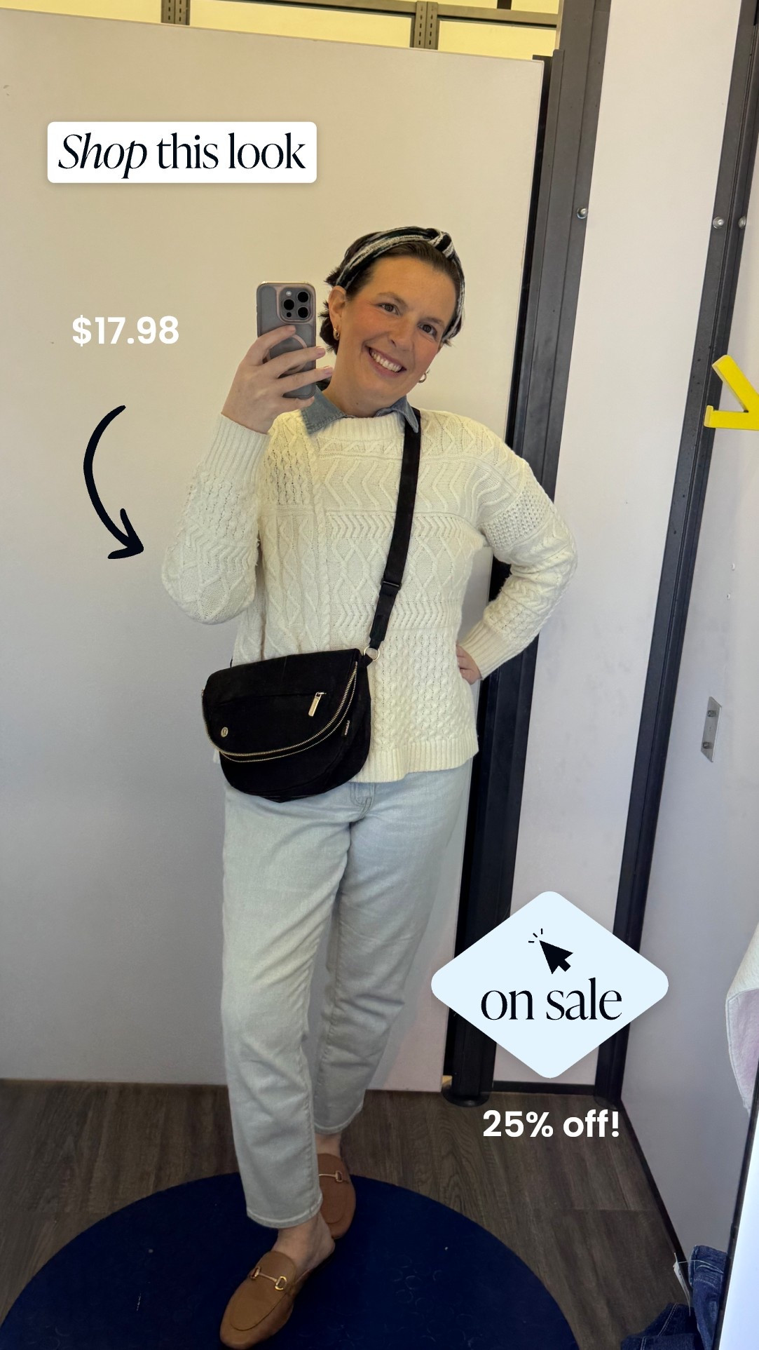 Casual workday look from some of my favorite stores. The jeans are 25% off! 

#LTKMidsize #LTKootd