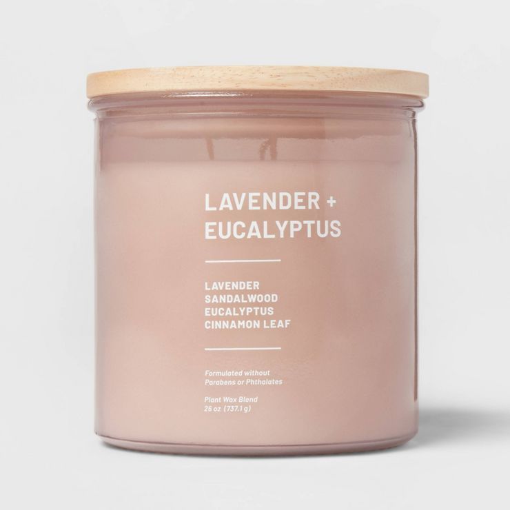 Glass Jar Lavender and Eucalyptus Candle - Project 62™ | Target