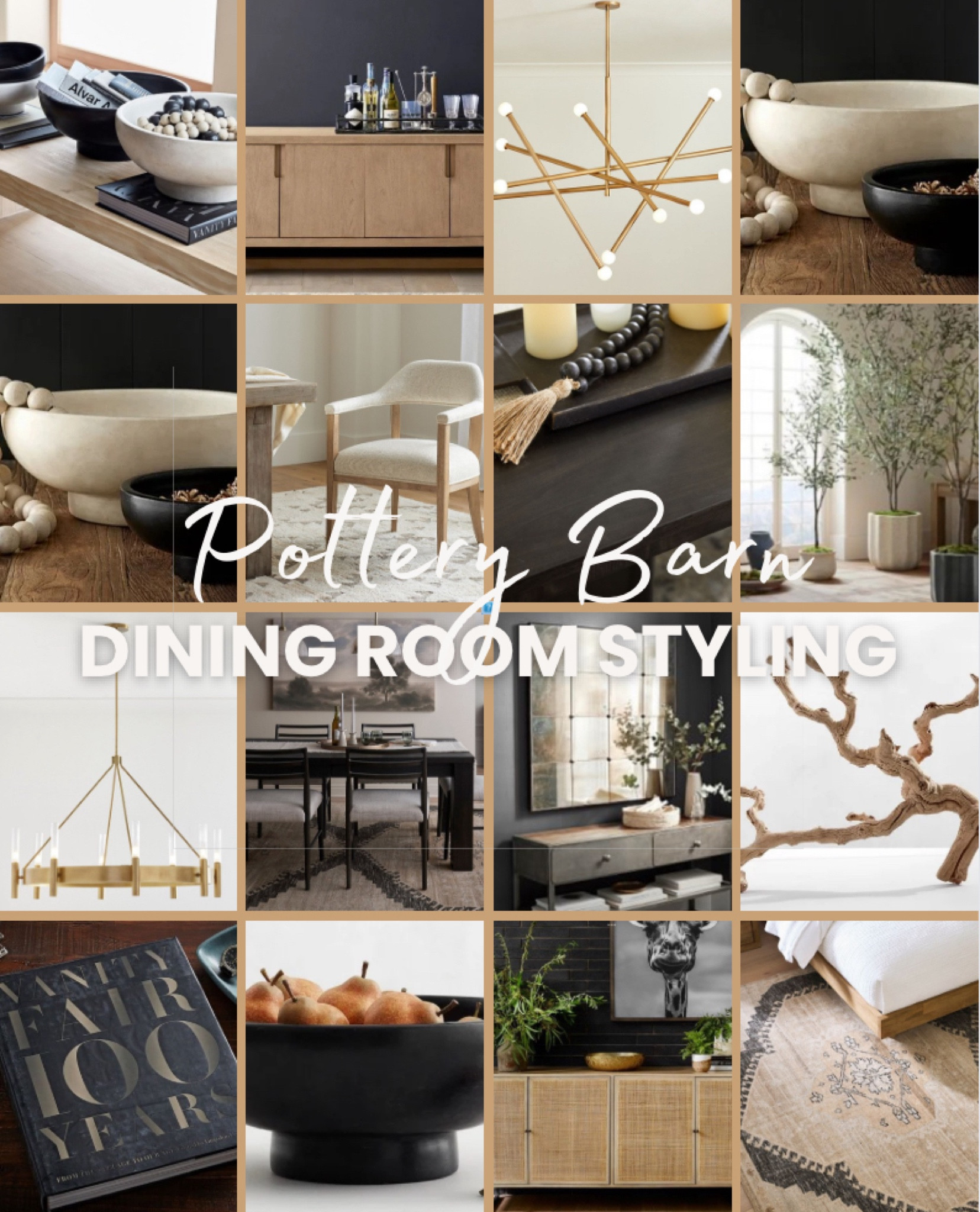 Welcome to my PotteryBarn faves for styling the perfect dining room! Obsessed with how this design inspo mixes warm tones in a way that’s both classic and modern. 🤎🖤

#ltkcanada 

#LTKFallSale #LTKSeasonal #LTKHome
