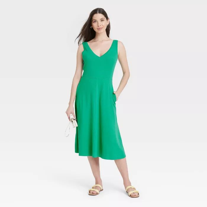 Women's Sleeveless Rib Knit Ballet Dress - A New Day™ | Target