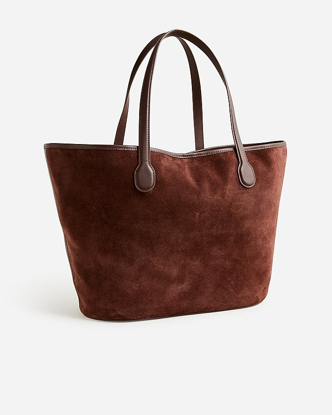 Berkeley tote in leather and suede | J. Crew US