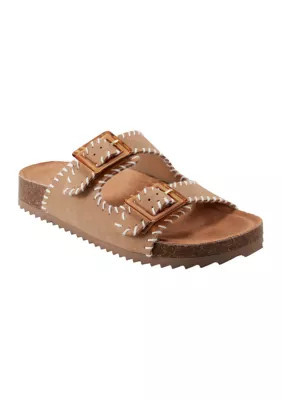 indigo rd Women's Santon Double Band Footbed Sandals | Belk