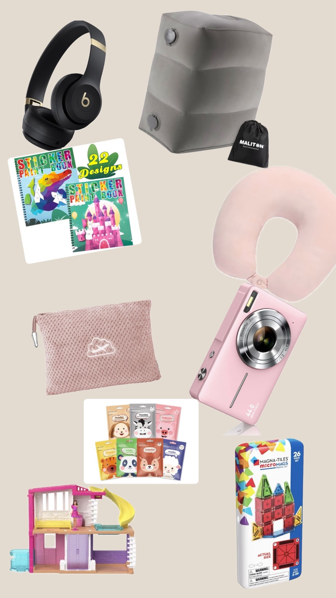 10+ hour flight approved ✈️🧸
When you’re traveling long-haul with kids, entertainment is not optional—it’s a must 😅
Loaded up on all our go-to flight essentials to keep little hands busy, minds engaged, and sanity intact from takeoff to landing.

These are our cannot-fly-without favorites for long travel days—perfect for screens, quiet play, snacks, and a little rest along the way.

#LTKTravel #LTKKids