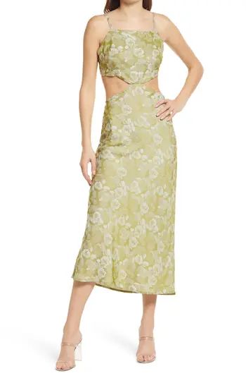 RAHI Emilea Floral Print Cutout Dress | Nordstrom | Nordstrom