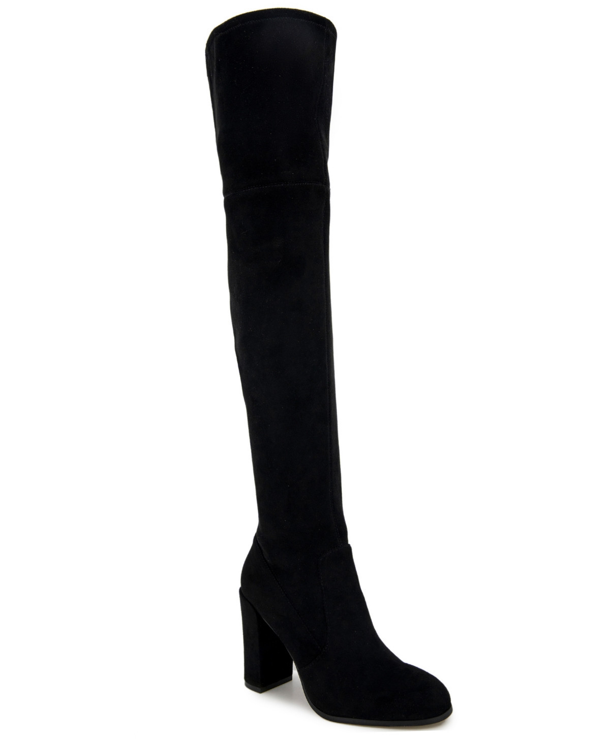 Kenneth Cole New York Josie Round Toe Long Boots - Black | Macy's