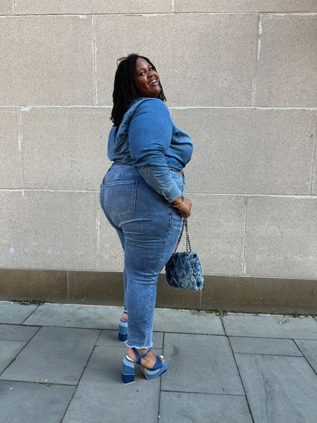 We love a good all denim look! Pants are a size 26, top is a L, and shoes are a 12. Found a similar color & style to my bra. Still from Savage & it’s a size 46DDD. I hope you love it!! 

#LTKPlusSize #LTKShoeCrush #LTKBeauty