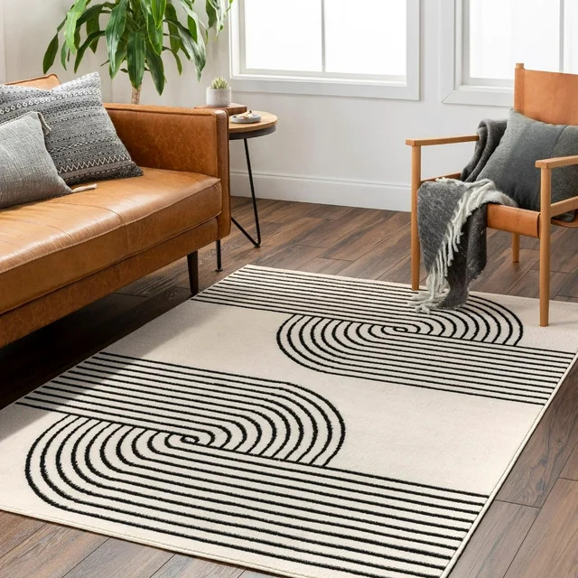 Mark&Day Area Rugs, 8x10 Burnside Modern Beige Area Rug (7'10" x 10') | Walmart (US)