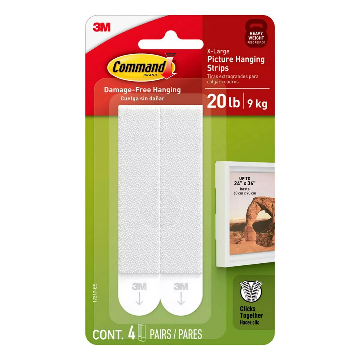 Command 4pk Heavy PHS Adhesives | Target