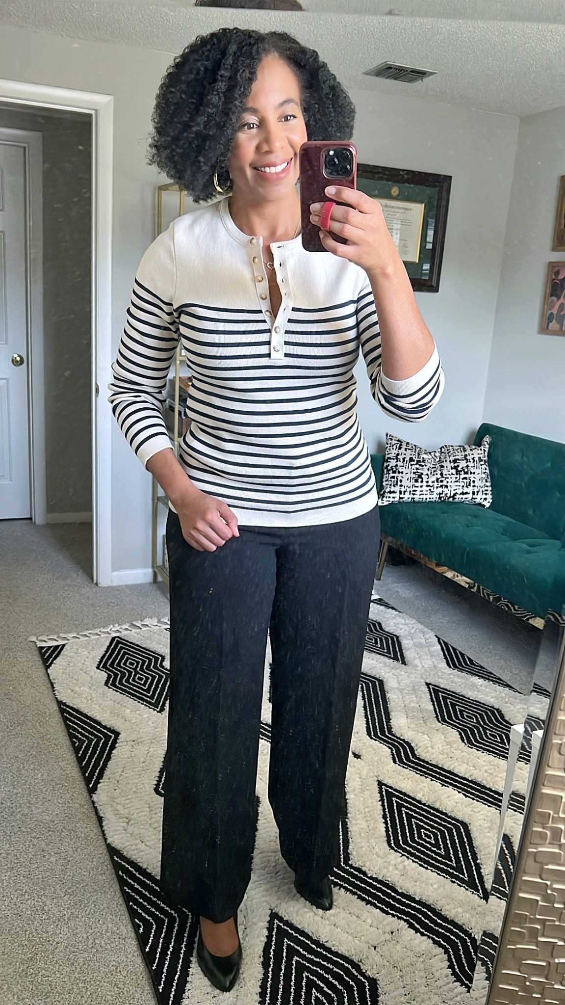 Outfits Lately - Office Workwear

Sezane Alexis Jumper
J.Crew Wide-leg Essential Pant in City Crepe
Sezane Juan Earrings 
Sezane Magda Heels

workwear, office outfit, business casual, affordable workwear, spring outfit, work outfit, spring workwear, sweater weather, striped sweaterr

#LTKMidsize #LTKSeasonal #LTKStyleTip #LTKOver40 #LTKFindsUnder100 #LTKWorkwear
