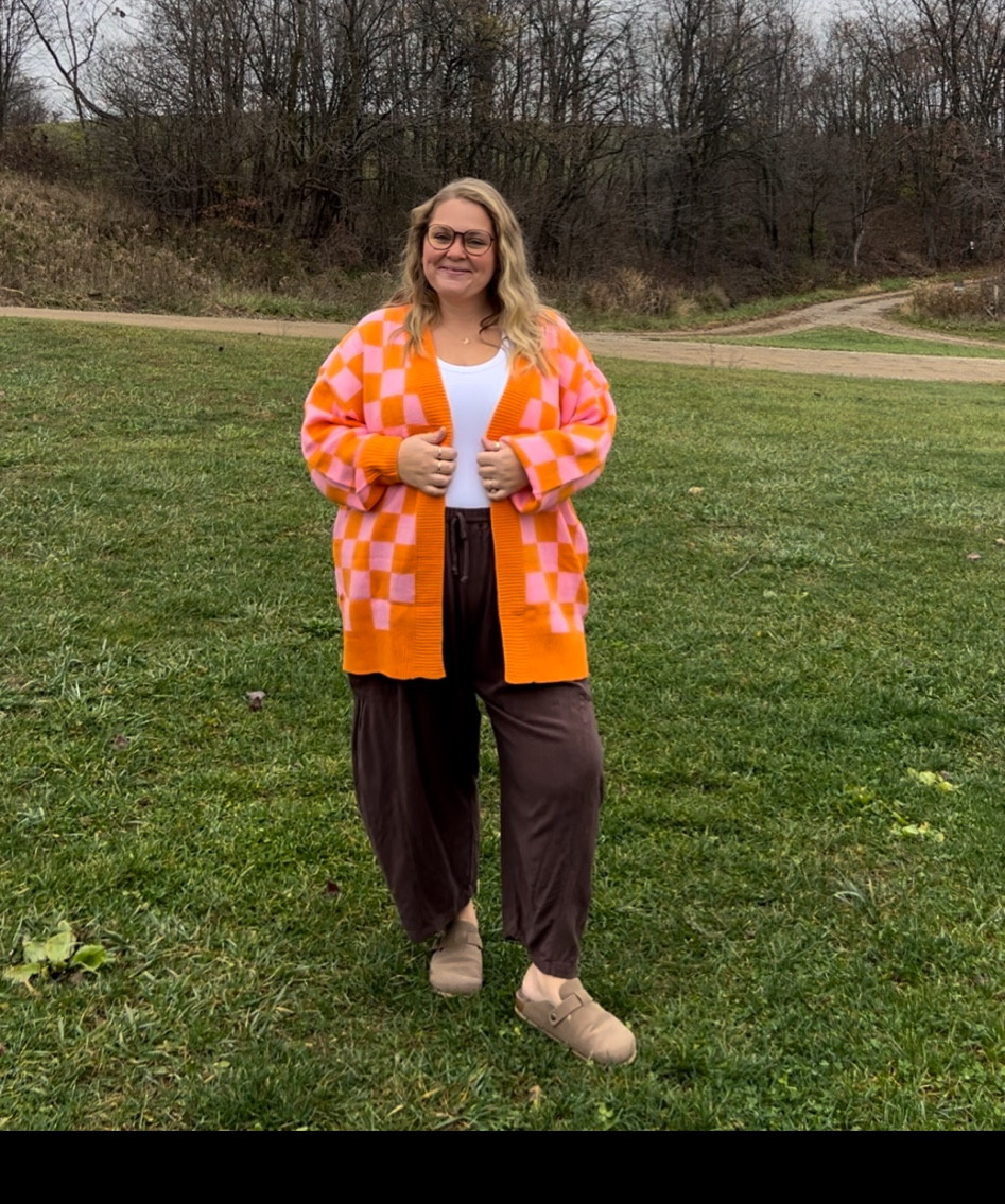The colors of this sweater!!! And the most comfiest pants! Clogs are so comfy too, and I love the color! 