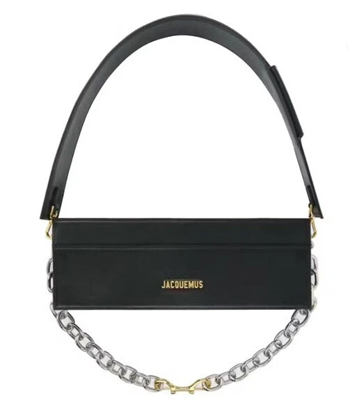 Jaquemus Le Ciu Ciu Shoulder Leather Bag Black NWT | eBay US