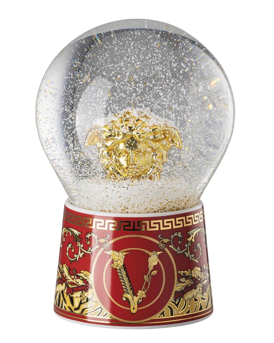 Versace Virtus Holiday Snow Globe | Neiman Marcus