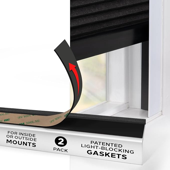 Sleepy Time Tracks Light Blockers for Blinds - Original Light Blocking Strips for Blinds, Window ... | Amazon (US)