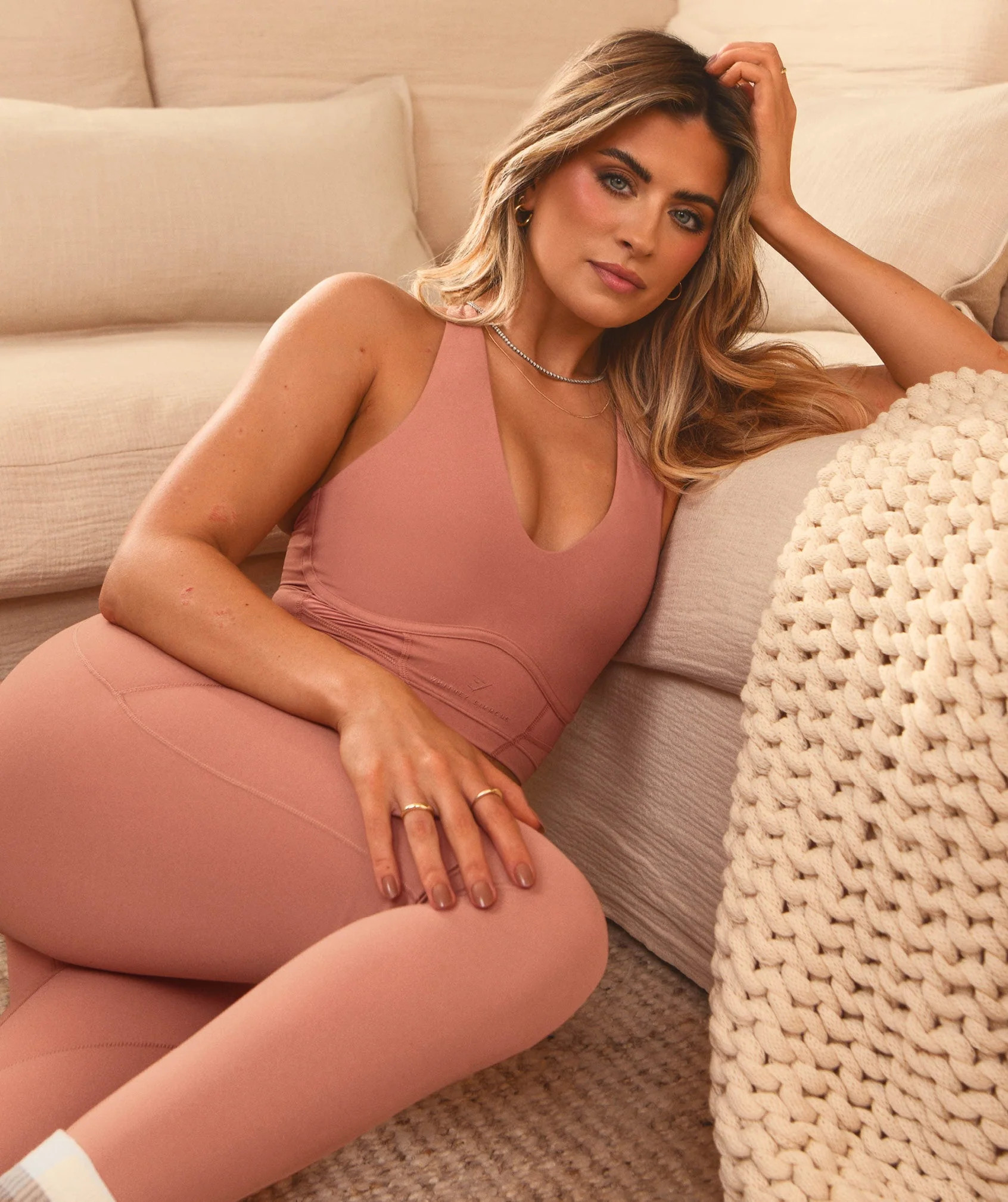 Gymshark Whitney Longline Bra - Canyon Red | Gymshark US