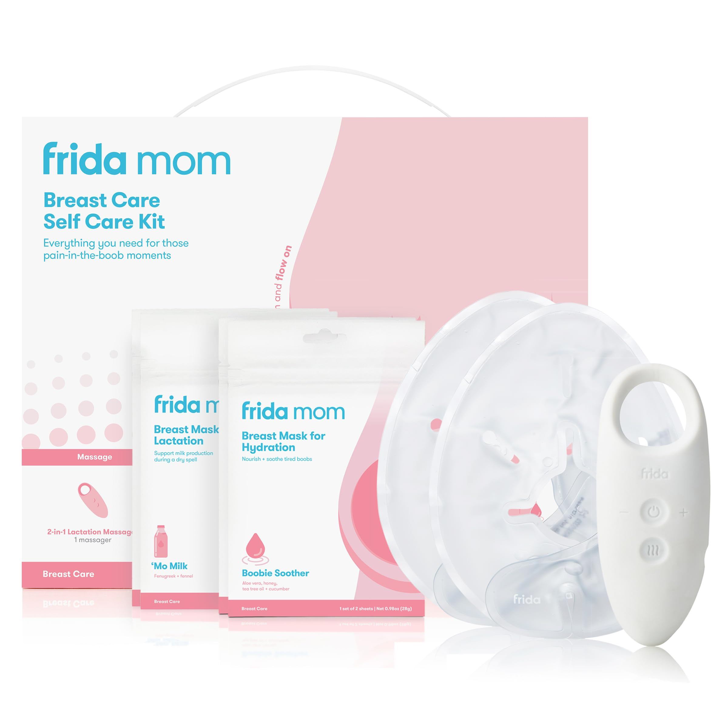 Frida Mom Breastfeeding Essentials Kit for Lactation Support and Nipple Relief, Includes Lactatio... | Amazon (US)