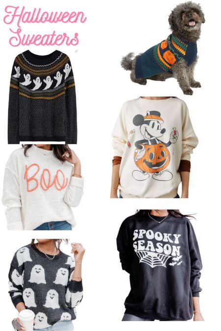 Halloween sweaters and sweatshirts 

#LTKSeasonal #LTKfindsunder50 #LTKfindsunder100