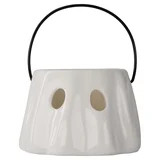 My Texas House Halloween Light-Up Ceramic Ghost Lantern Decoration, White, 3.5" | Walmart (US)