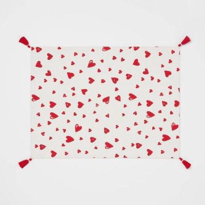 Cotton Heart Scatter Placemat - Threshold™ | Target